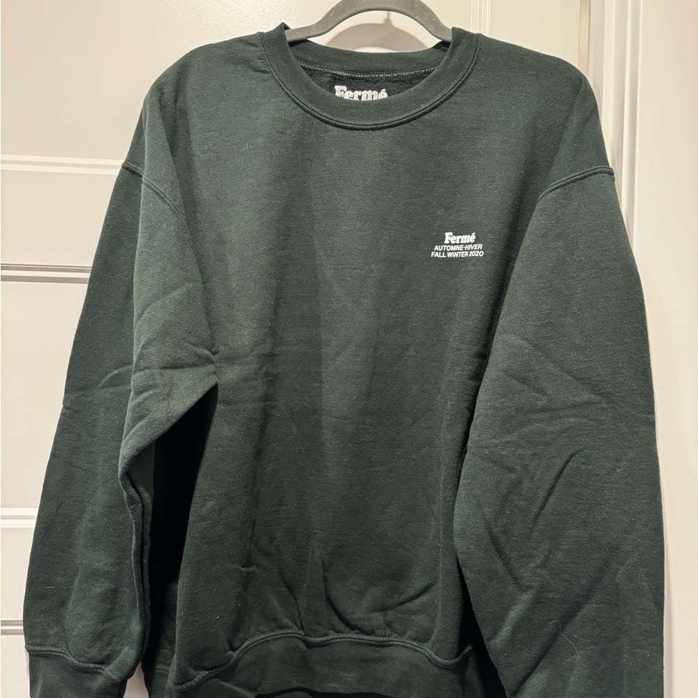 Ferme Unisex Green Sweatshirt